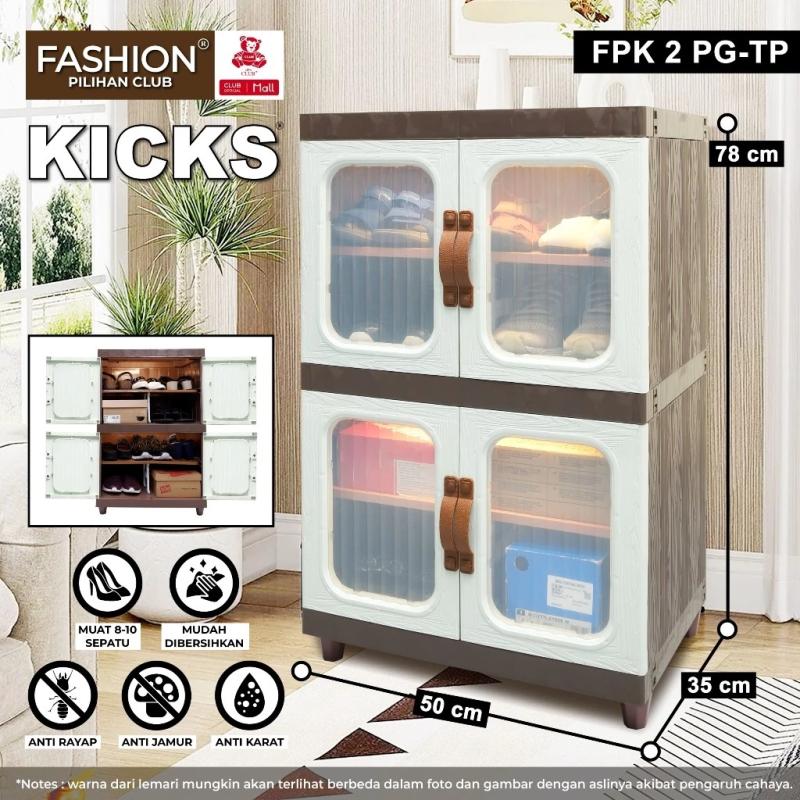 Club Rak Sepatu Plastik PG Susun 2