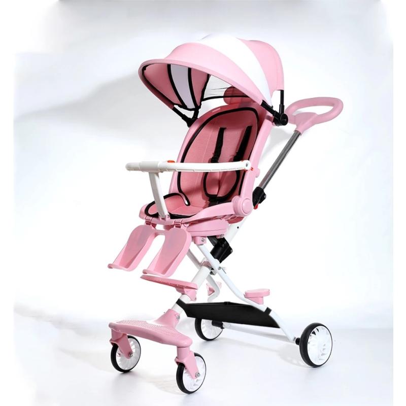Mmflight Stroller Bayi & Anak Dua Arah - 02 Pink