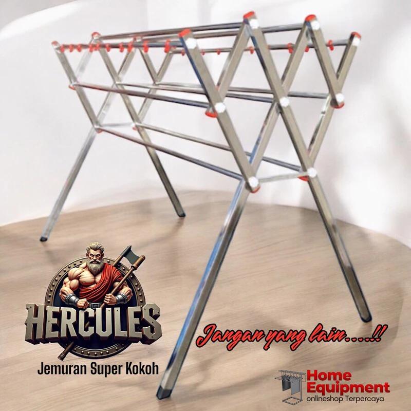 Hercules Jemuran Aluminium 180 x 100 x 140 cm Random