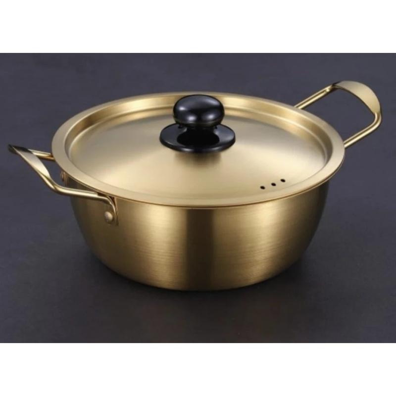 Bakindo Panci Ramen Korea Noodle Pot Stainless 24 cm Gold
