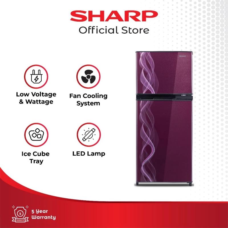 Sharp Kulkas 2 Pintu Purple Helix SJ-197ND-VP2