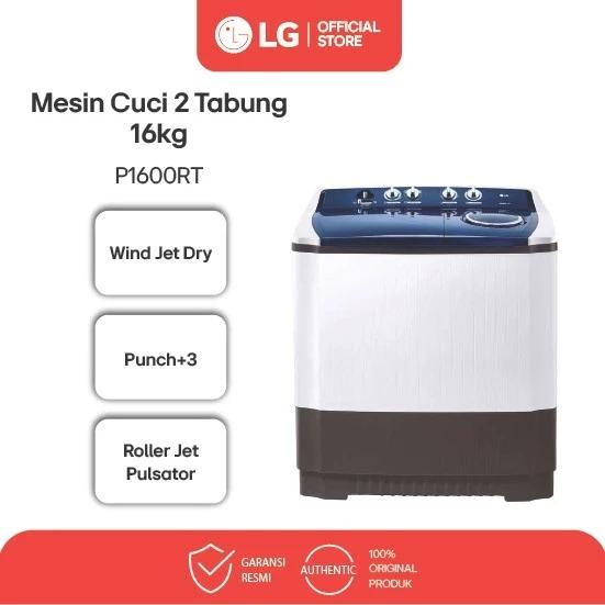 LG Mesin Cuci 2 Tabung 16 Kg P1600RTB