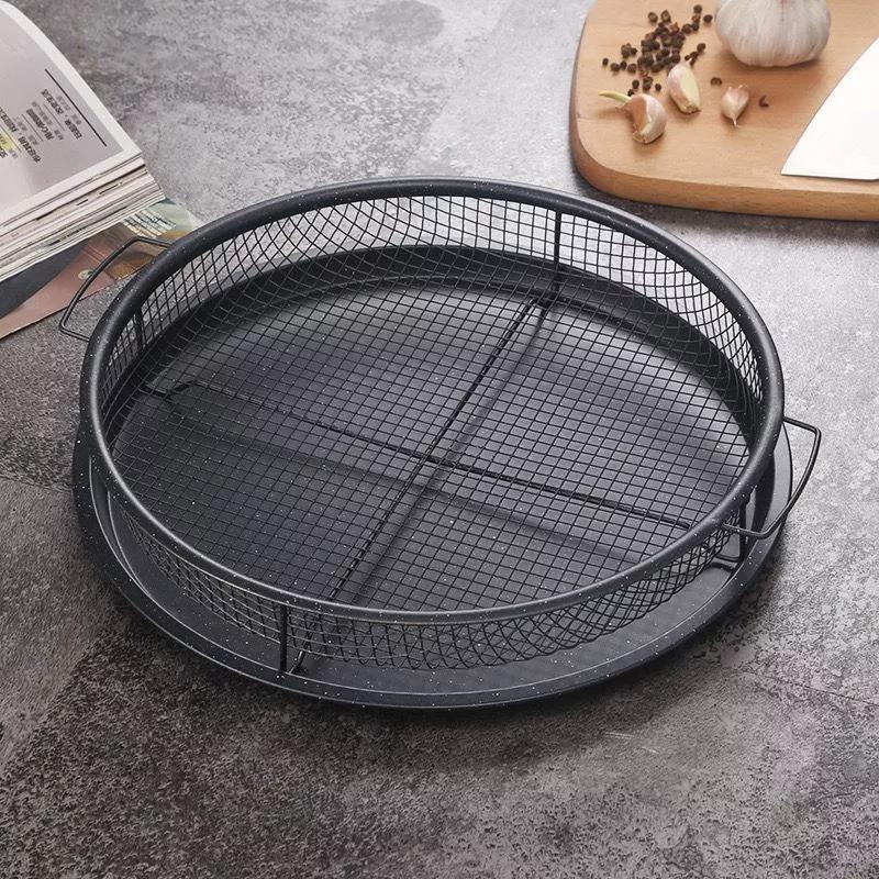 Bakindo Crisper Tray Peniris Minyak Bulat Hitam