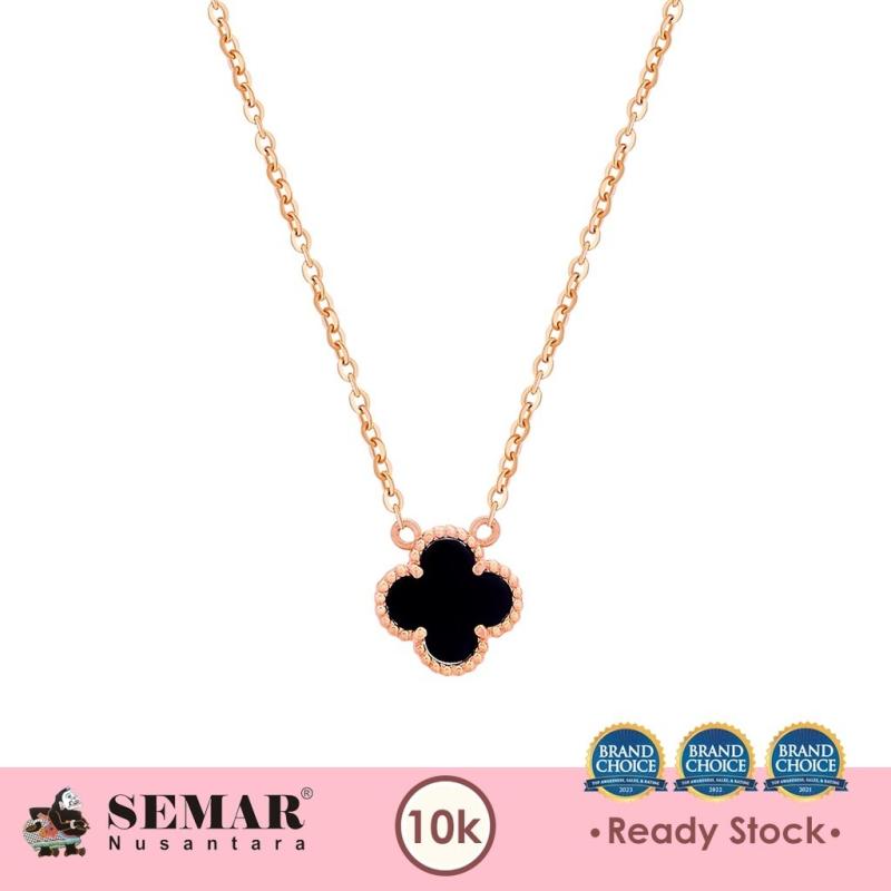 Kalung Emas Black Clover Gold 10 Karat 1.3 - 1.5 Gr Semar Nusantara