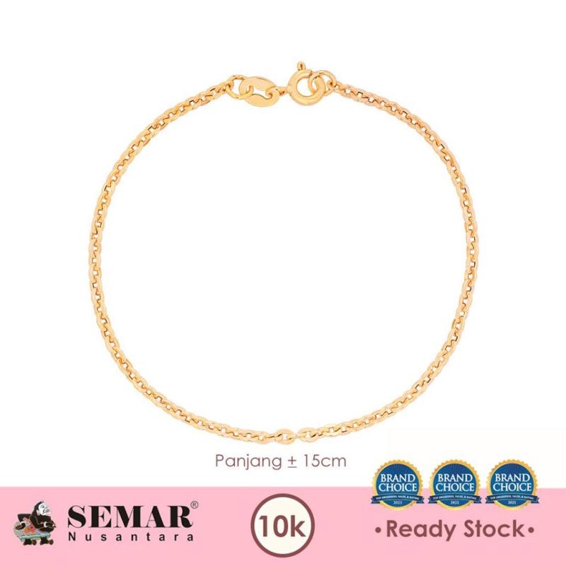 Gelang Emas Mini Lorenia Gold 10 Karat 0.4 - 0.6 Gr Semar Nusantara
