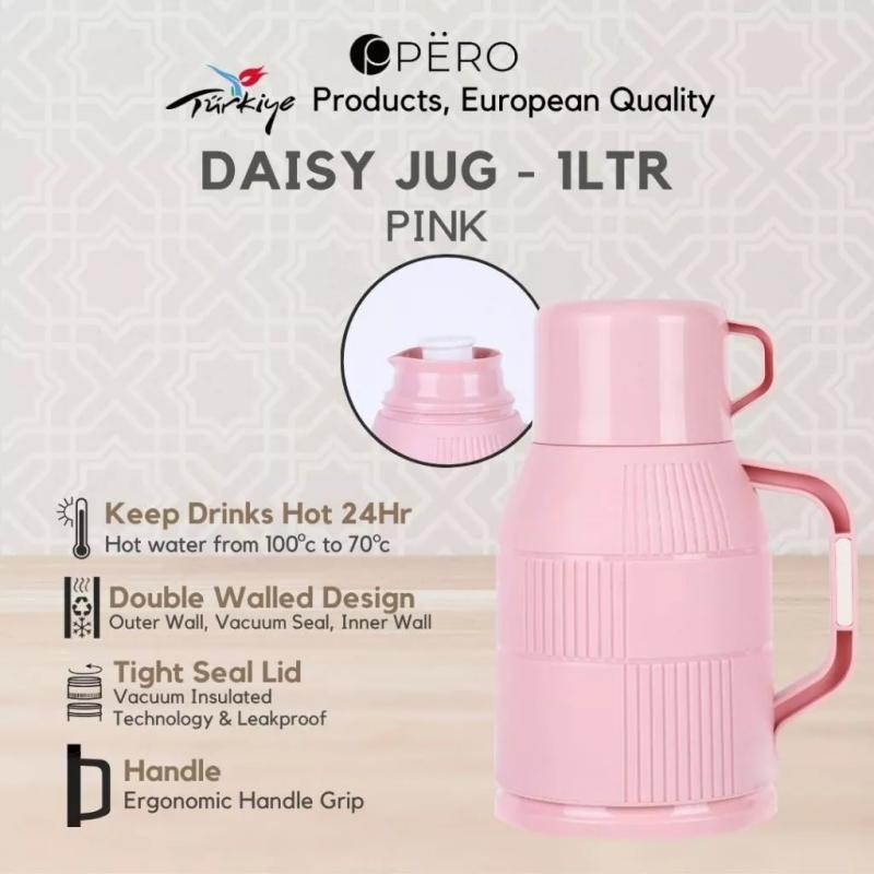 Pero Daisy Termos Jug Panas Dingin 1 Liter - Pink
