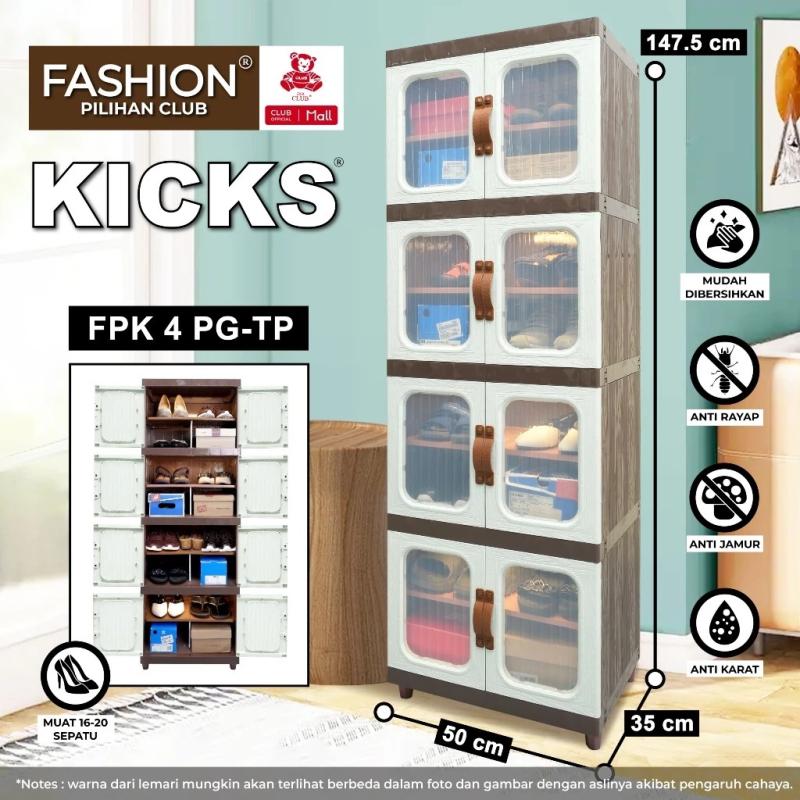 Club Rak Sepatu Plastik PG Susun 4