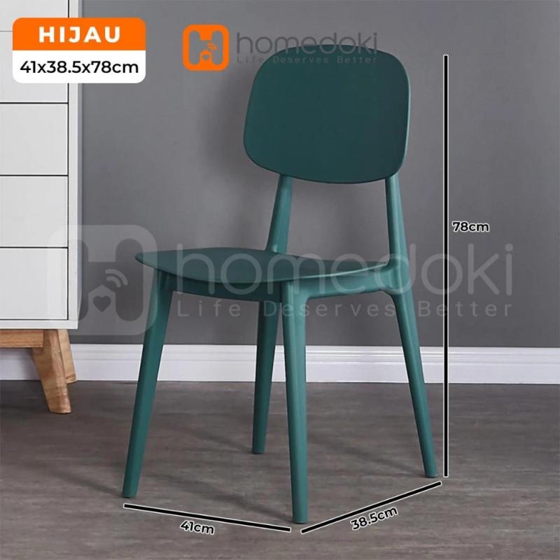 Homedoki Kursi Plastik - Hijau