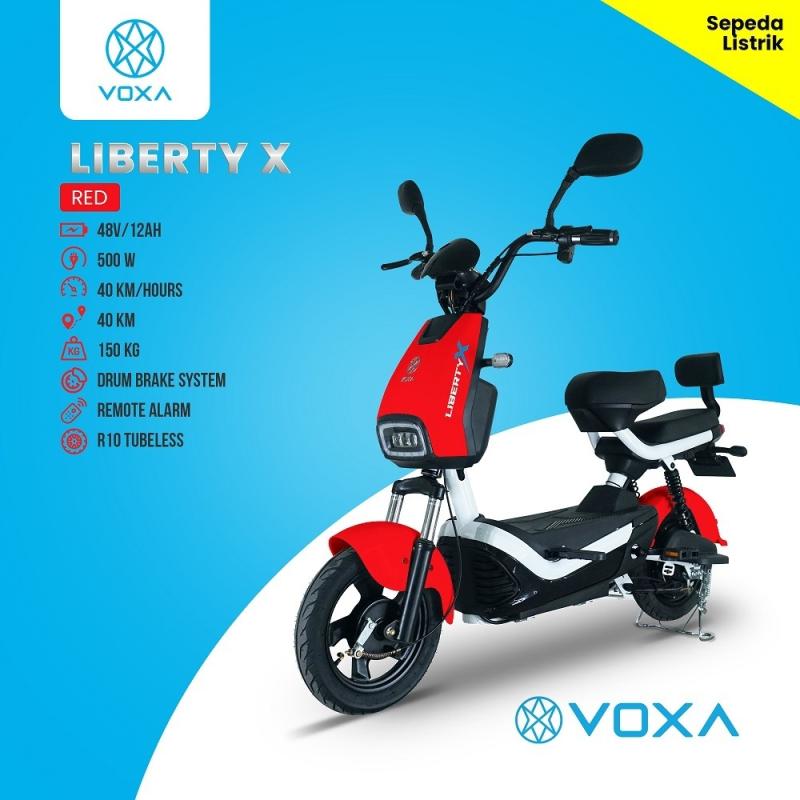 Voxa Liberty Sepeda listrik - Merah