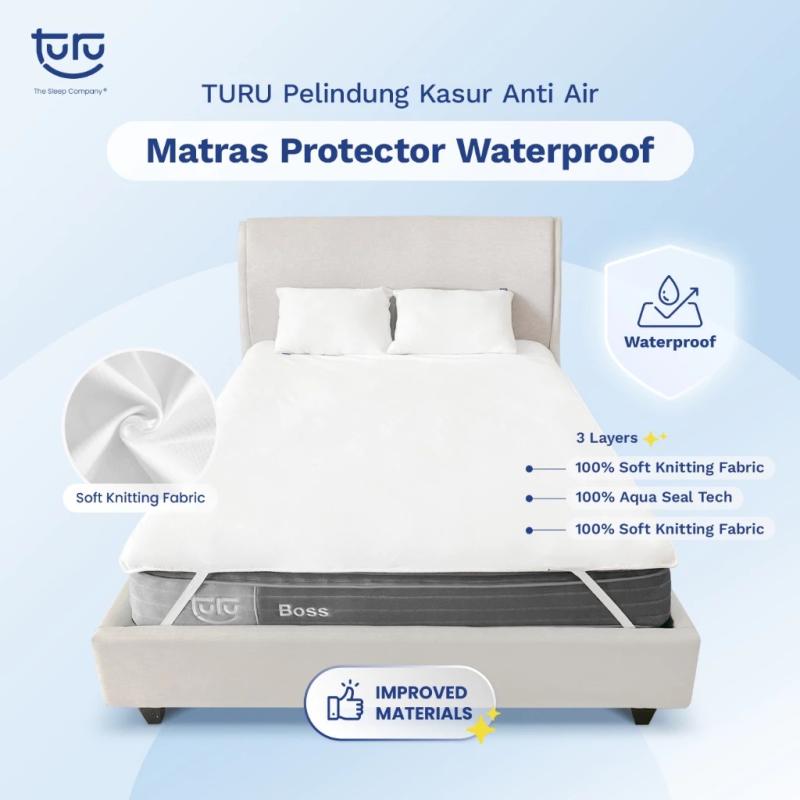 TURU Pelindung Kasur Waterproof (Mattress Protector) - 160 x 200 cm
