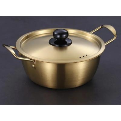 Bakindo Panci Ramen Korea Noodle Pot Stainless 24 cm Gold