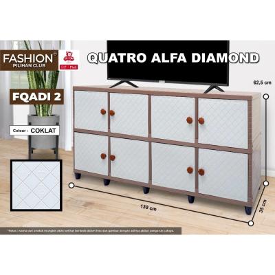 Club Lemari Plastik Susun 2 - 8 Pintu Diamond