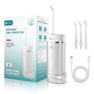 Airuidu CF500 Water Flosser 160ML Membersihkan Sela Gigi dan Mengurangi Karang Gigi - White