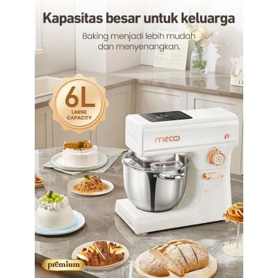 Mecoo Premium Stand Mixer 6 Liter Smart LED