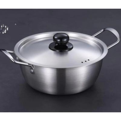 Bakindo Panci Ramen Korea Noodle Pot Stainless 24 cm Silver