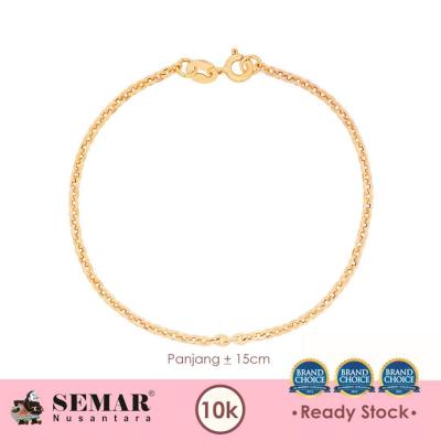 Gelang Emas Mini Lorenia Gold 10 Karat 0.4 - 0.6 Gr Semar Nusantara