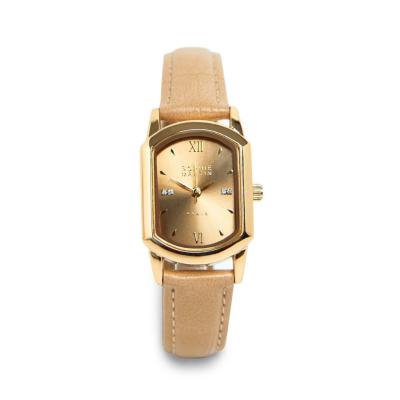 Sophie Martin Jam Tangan Wanita Hype Croco Watch - Cream