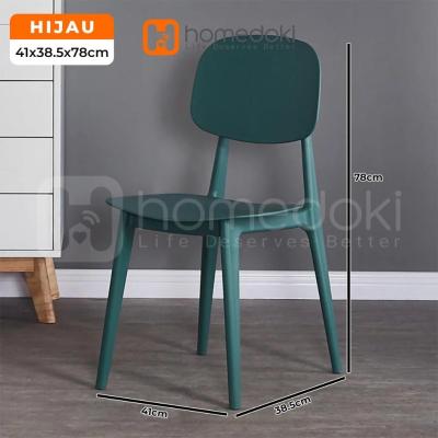Homedoki Kursi Plastik - Hijau