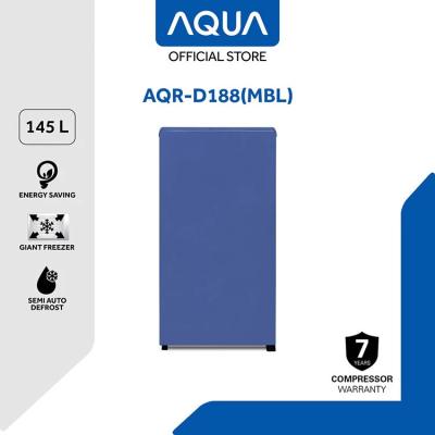 Aqua Kulkas 1 Pintu 145 Liter AQR-D188(MBL)