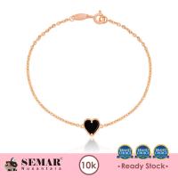 Gelang Emas Kalila Love Hitam 10 Karat 0.7 - 0.9 Gr Semar Nusantara